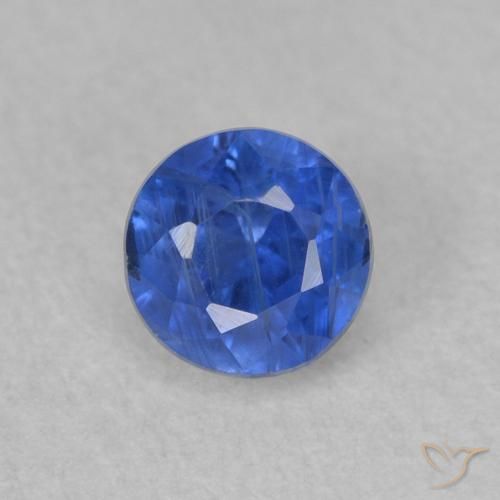 0.52ct 天然 真の青色 カイヤナイト, ラウンド, SI