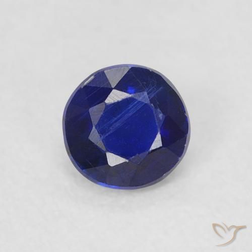 0.31ct 天然 ロイヤルブルー カイヤナイト, ラウンド, VS-SI