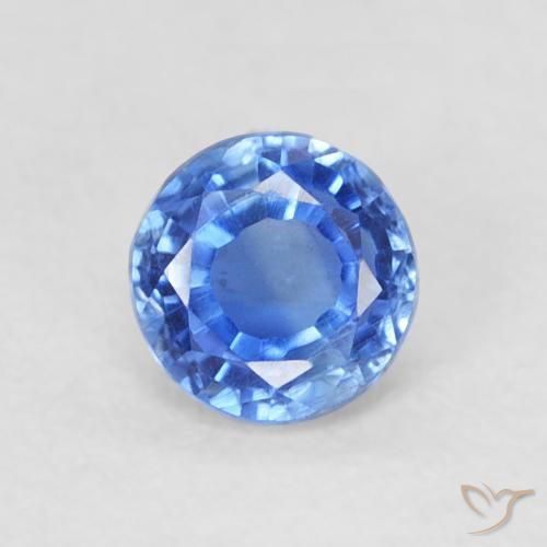 0.37ct 天然 ライトブルー カイヤナイト, ラウンド, VS-SI