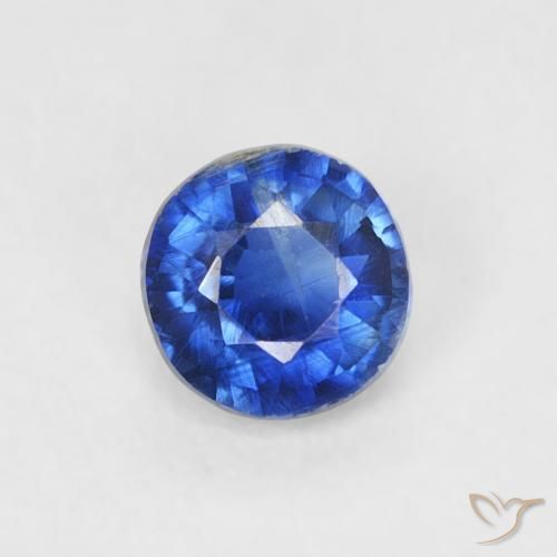 0.34ct 天然 真の青色 カイヤナイト, ラウンド, SI
