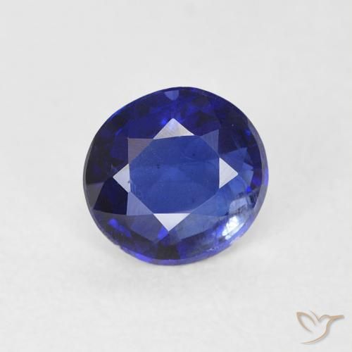 0.47ct 天然 ロイヤルブルー カイヤナイト, ラウンド, SI