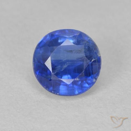 0.72ct 天然 真の青色 カイヤナイト, ラウンド, SI