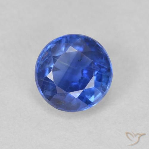 0.75ct 天然 真の青色 カイヤナイト, ラウンド, SI