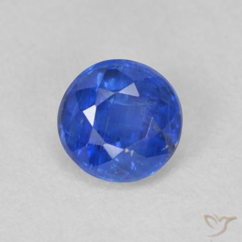 0.69ct 天然 真の青色 カイヤナイト, ラウンド, SI