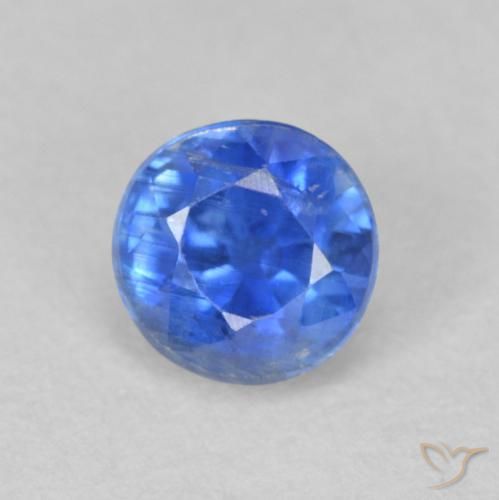 0.73ct 天然 ベイビーブルー カイヤナイト, ラウンド, SI