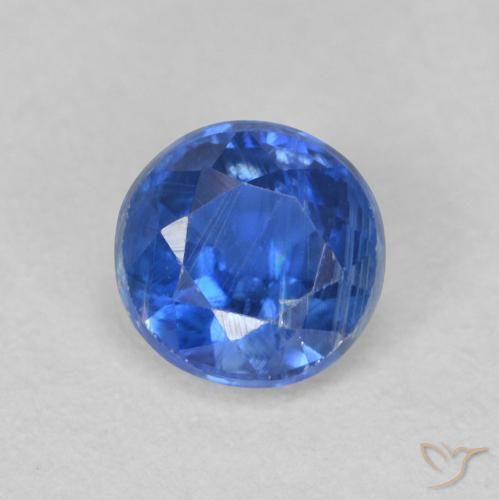 0.68ct 天然 真の青色 カイヤナイト, ラウンド, SI