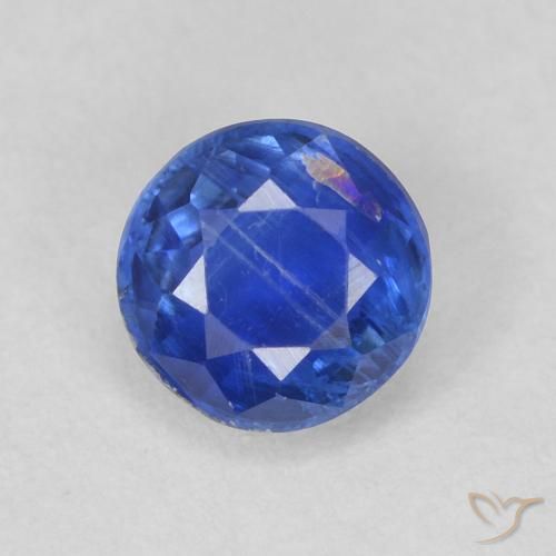 0.76ct 天然 真の青色 カイヤナイト, ラウンド, SI