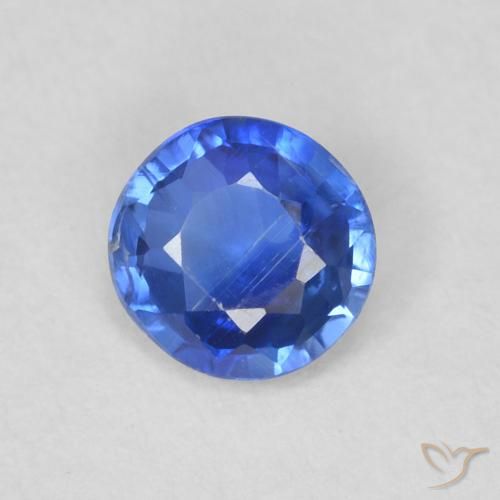 0.48ct 天然 真の青色 カイヤナイト, ラウンド, SI