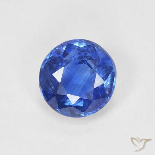 0.69ct 天然 真の青色 カイヤナイト, ラウンド, SI