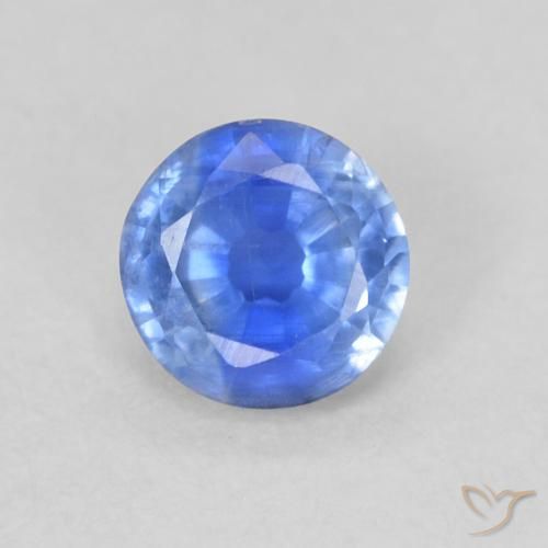 0.35ct 天然 ライトブルー カイヤナイト, ラウンド, VS-SI