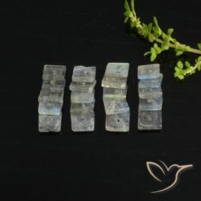 Shop natural 7.61ct マルチカラー ラブラドライト gems, 四角形, from マダガスカル at GemSelect. In stock, global shipping!