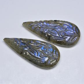 自然派の商品を探す 36.44ct マルチカラー ラブラドライト 宝石, 洋梨の形, マダガスカル からGemSelectで. 在庫あり、世界各国へ発送!