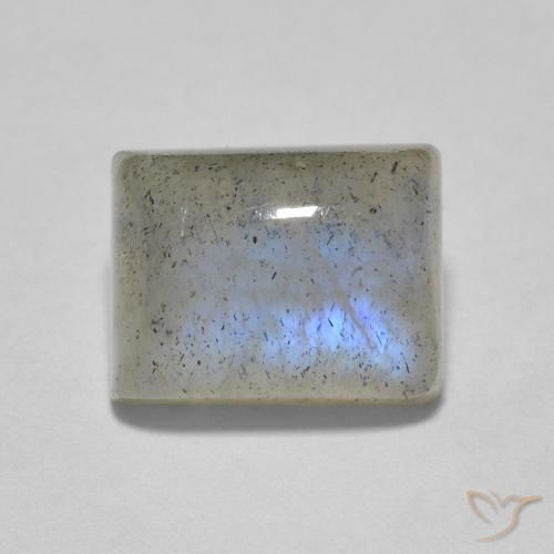 2.40ct 天然 マルチカラー ラブラドライト, バゲット, 半透明