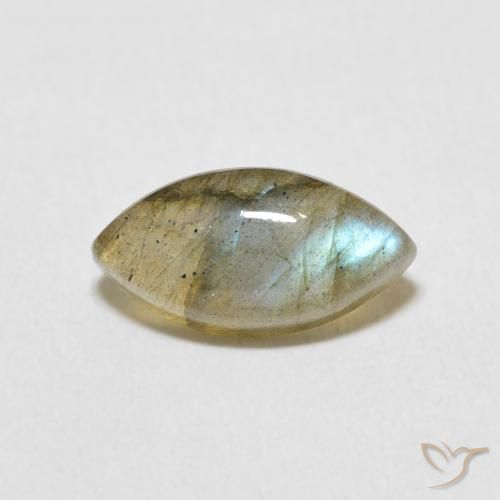 2.30ct 天然 マルチカラー ラブラドライト, マーキーズ, 半透明