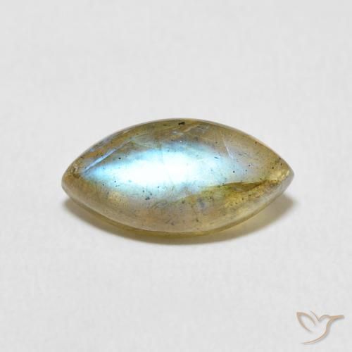 2.51ct 天然 マルチカラー ラブラドライト, マーキーズ, 半透明