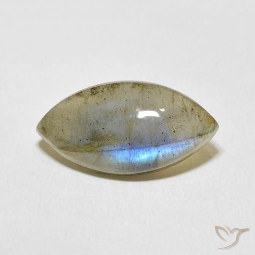 7.70ct 天然 マルチカラー ラブラドライト, マーキーズ, 半透明