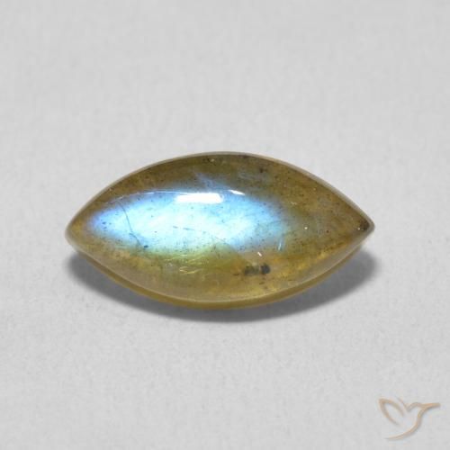 2.49ct 天然 マルチカラー ラブラドライト, マーキーズ, 半透明