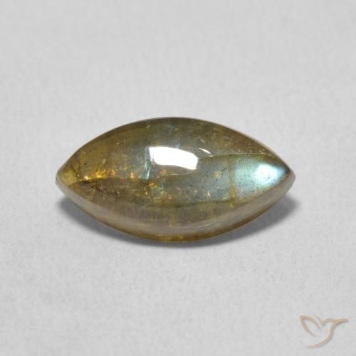 2.34ct 天然 マルチカラー ラブラドライト, マーキーズ, 半透明