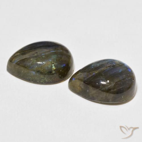 Shop natural 19.45ct マルチカラー ラブラドライト gems, 洋梨の形, from マダガスカル at GemSelect. In stock, global shipping!