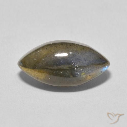 4.98ct 天然 マルチカラー ラブラドライト, マーキーズ, 半透明