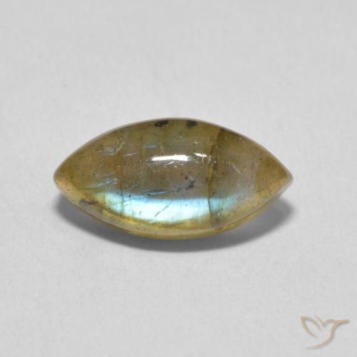 2.39ct 天然 マルチカラー ラブラドライト, マーキーズ, 半透明