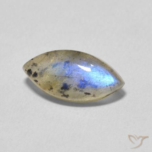 2.31ct 天然 マルチカラー ラブラドライト, マーキーズ, 半透明