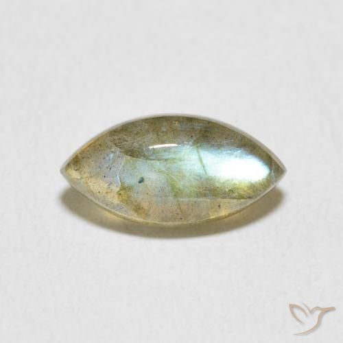 2.54ct 天然 マルチカラー ラブラドライト, マーキーズ, 半透明
