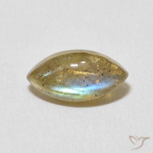 2.23ct 天然 マルチカラー ラブラドライト, マーキーズ, 半透明