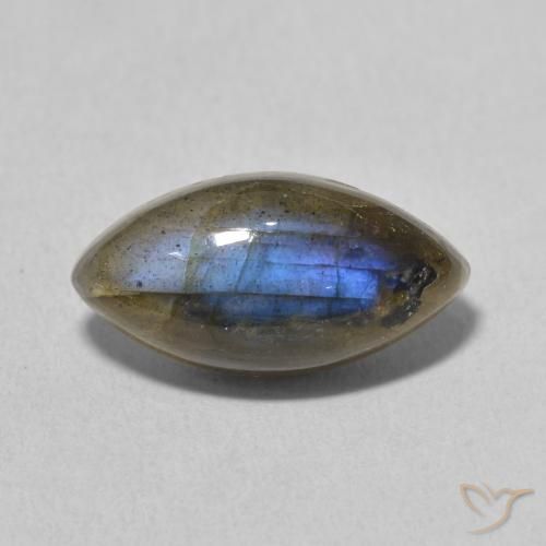 5.25ct 天然 マルチカラー ラブラドライト, マーキーズ, 半透明