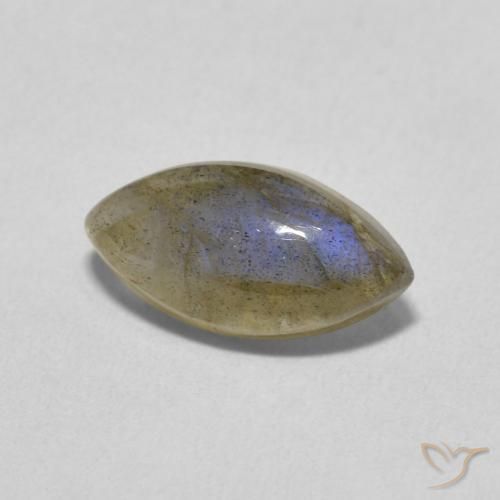2.30ct 天然 マルチカラー ラブラドライト, マーキーズ, 半透明