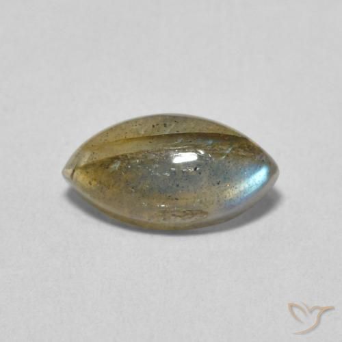 1.43ct 天然 マルチカラー ラブラドライト, マーキーズ, 半透明