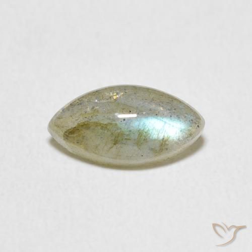 1.32ct 天然 マルチカラー ラブラドライト, マーキーズ, 半透明