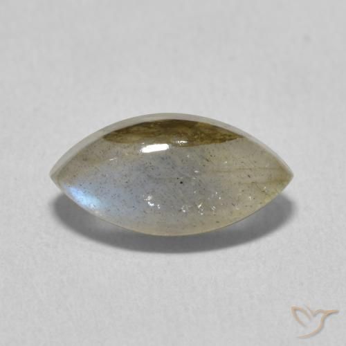 2.43ct 天然 マルチカラー ラブラドライト, マーキーズ, 半透明