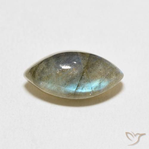 4.20ct 天然 マルチカラー ラブラドライト, マーキーズ, 半透明