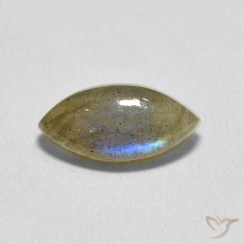 2.55ct 天然 マルチカラー ラブラドライト, マーキーズ, 半透明