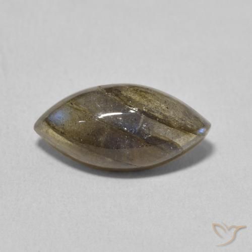 3.25ct 天然 マルチカラー ラブラドライト, マーキーズ, 半透明