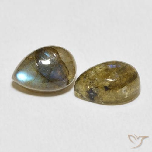 Shop natural 5.26ct マルチカラー ラブラドライト gems, 洋梨の形, from マダガスカル at GemSelect. In stock, global shipping!