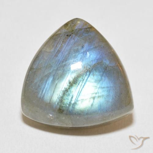 19.83ct 天然 マルチカラー ラブラドライト, トリリオン, 半透明