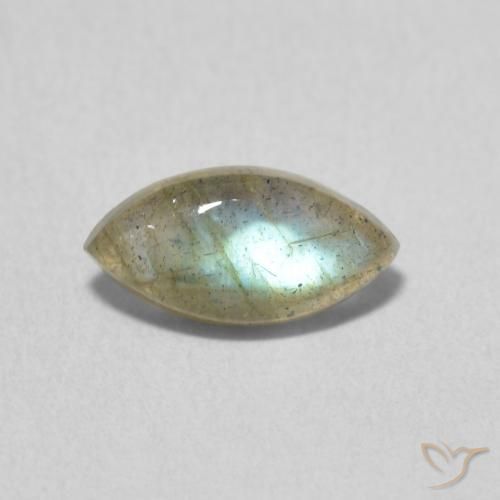 1.18ct 天然 マルチカラー ラブラドライト, マーキーズ, 半透明