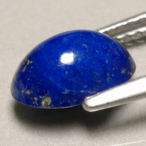 1.58カラットの天然ロイヤルブルーラピスラズリ（9.1×6.2 mm・オーバルカット）