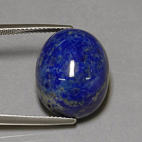 25.84カラットの天然ロイヤルブルーラピスラズリ（18.8×14.9 mm・オーバルカット）