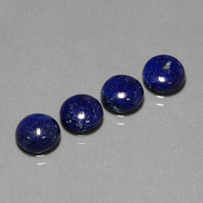 カラットの天然ロイヤルブルーラピスラズリ（7.12 mm・ラウンドカット）