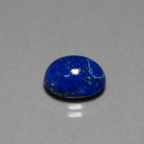 3.74カラットの天然ロイヤルブルーラピスラズリ（10.8×8.5 mm・オーバルカット）