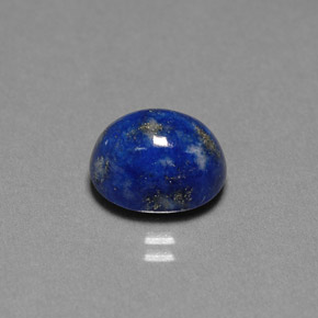 4.87カラットの天然ロイヤルブルーラピスラズリ（10.9×8.6 mm・オーバルカット）
