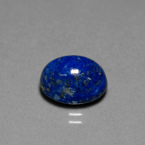 5.41カラットの天然ロイヤルブルーラピスラズリ（11.8×9.8 mm・オーバルカット）