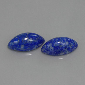 カラットの天然ロイヤルブルーラピスラズリ（11.7×6.2 mm・マーキス）
