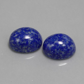 カラットの天然ロイヤルブルーラピスラズリ（10×8.1 mm・オーバルカット）