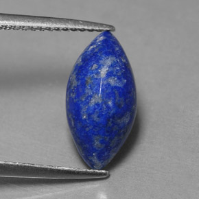 2.98カラットの天然ロイヤルブルーラピスラズリ（13.7×7 mm・マーキス）