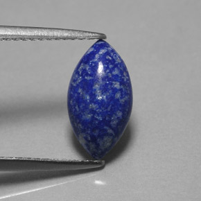 1.60カラットの天然ロイヤルブルーラピスラズリ（11.7×6.5 mm・マーキス）
