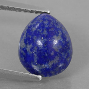 3.51カラットの天然ロイヤルブルーラピスラズリ（10×8.2 mm・洋梨の形）